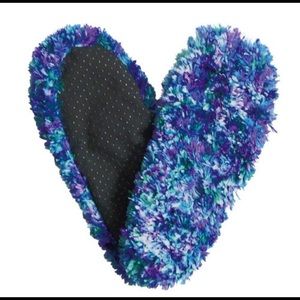 Blue “Fuzzy Footies” Slippers (Could be Unisex)